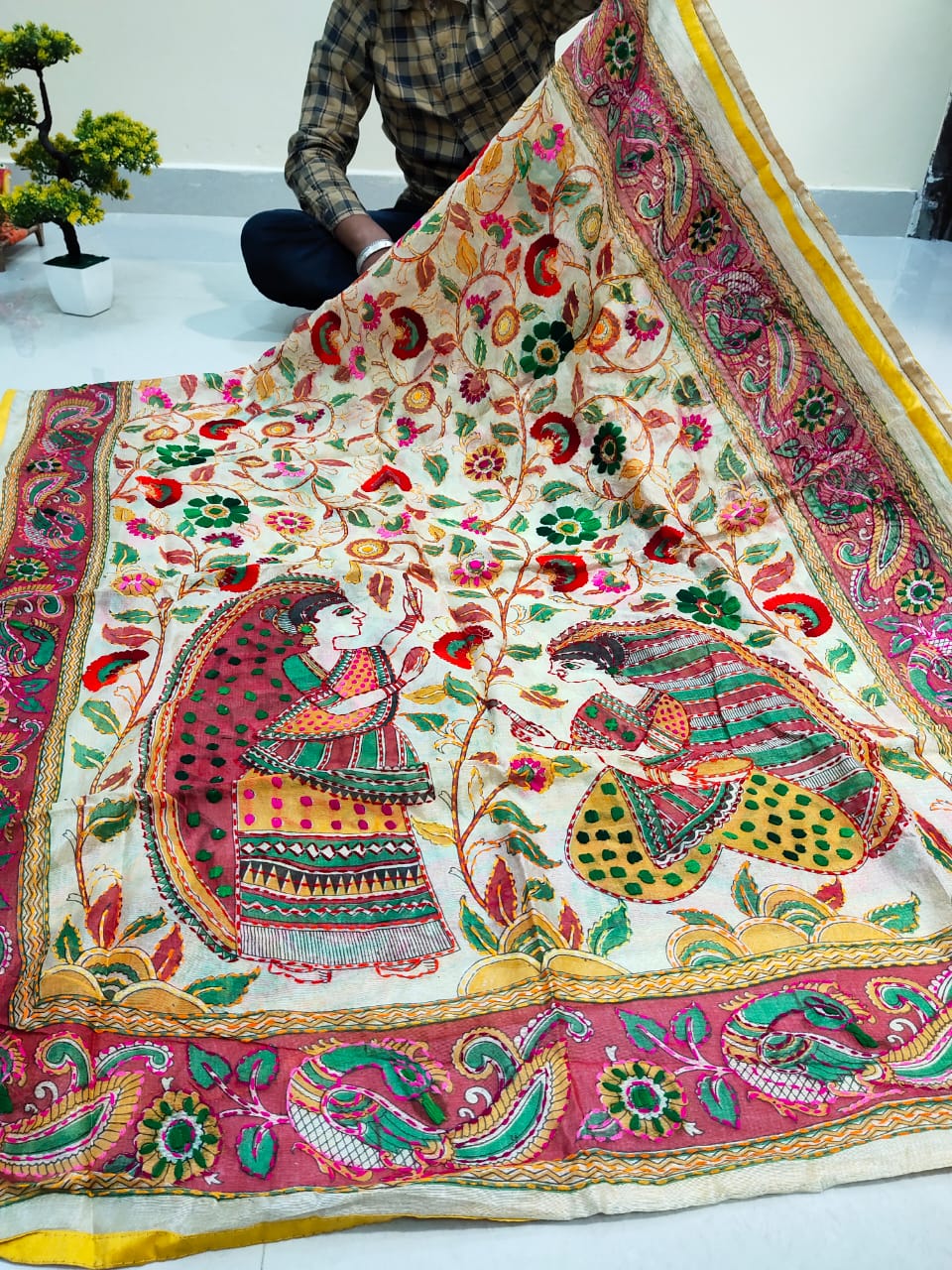 Beautiful Kalamkari Dupattas
