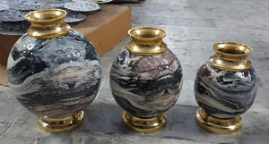 Electroplated Meena Planters