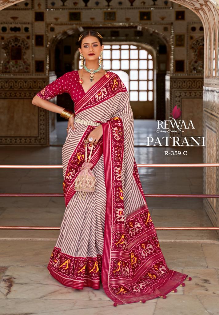 Patola Cotton Silk Saree
