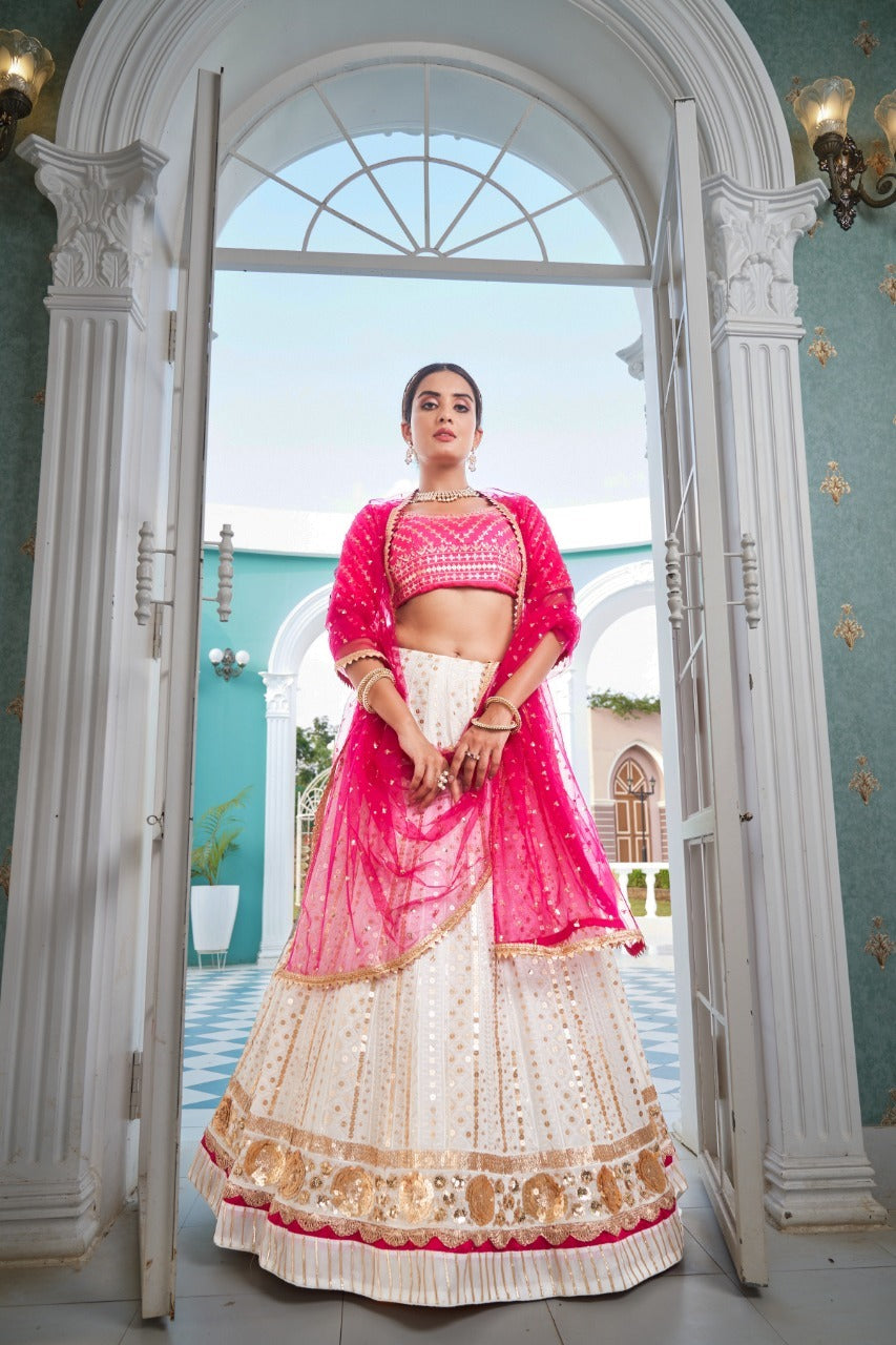 Beautiful Sequins Lehenga Choli Collection