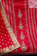Chanderi Shirt Gotta and handwork, Benarsi Dupatta n Shantoon Bottom