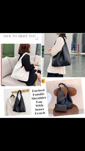 Load image into Gallery viewer, Ruched Handle Shoulder Bag with pouch
