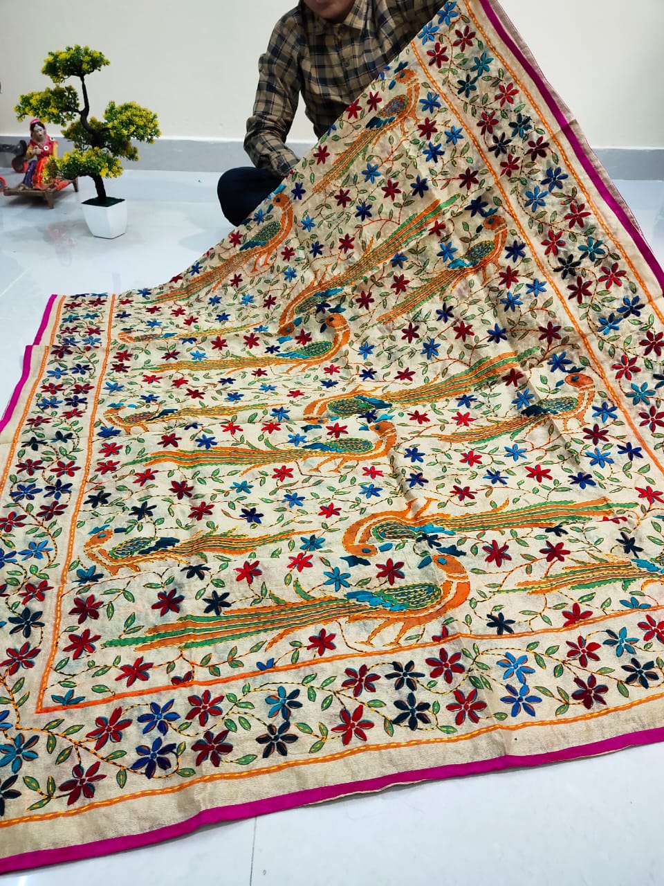 Beautiful Kalamkari Dupattas