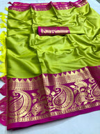 Beautiful Mercerised Cotton Silk Sarees