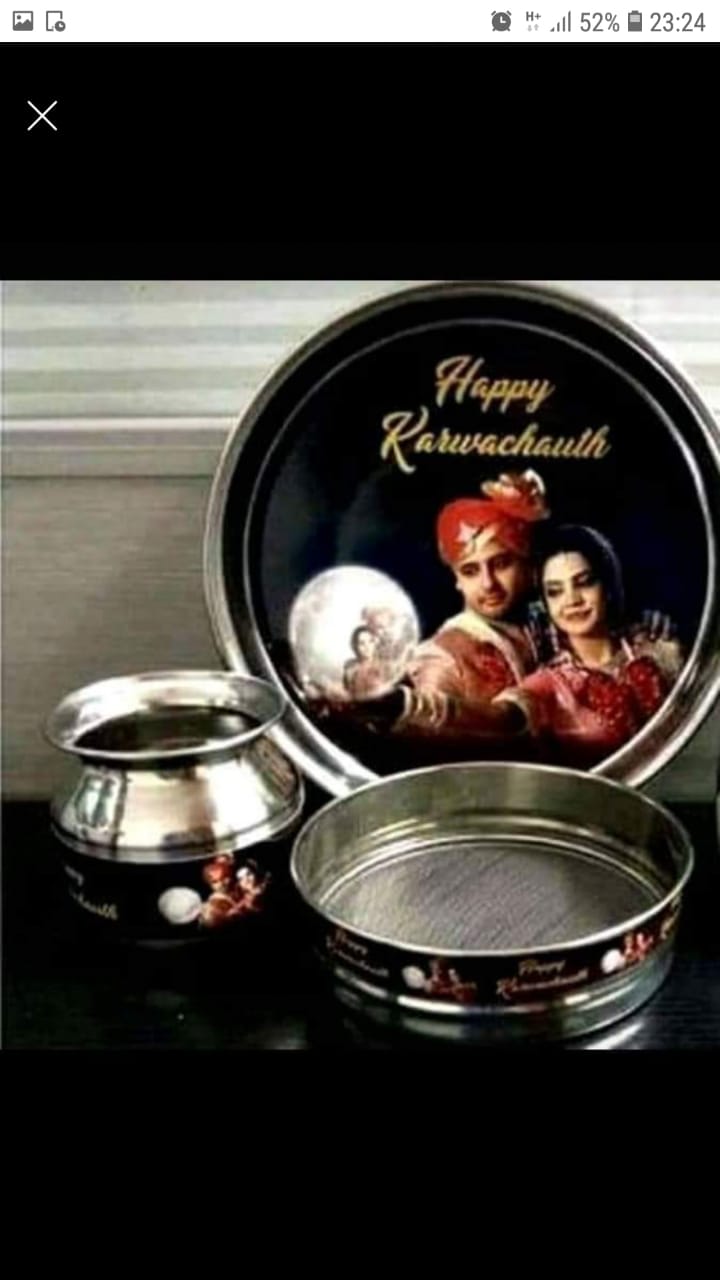 Customised Pooja Thalis (Karwachauth)
