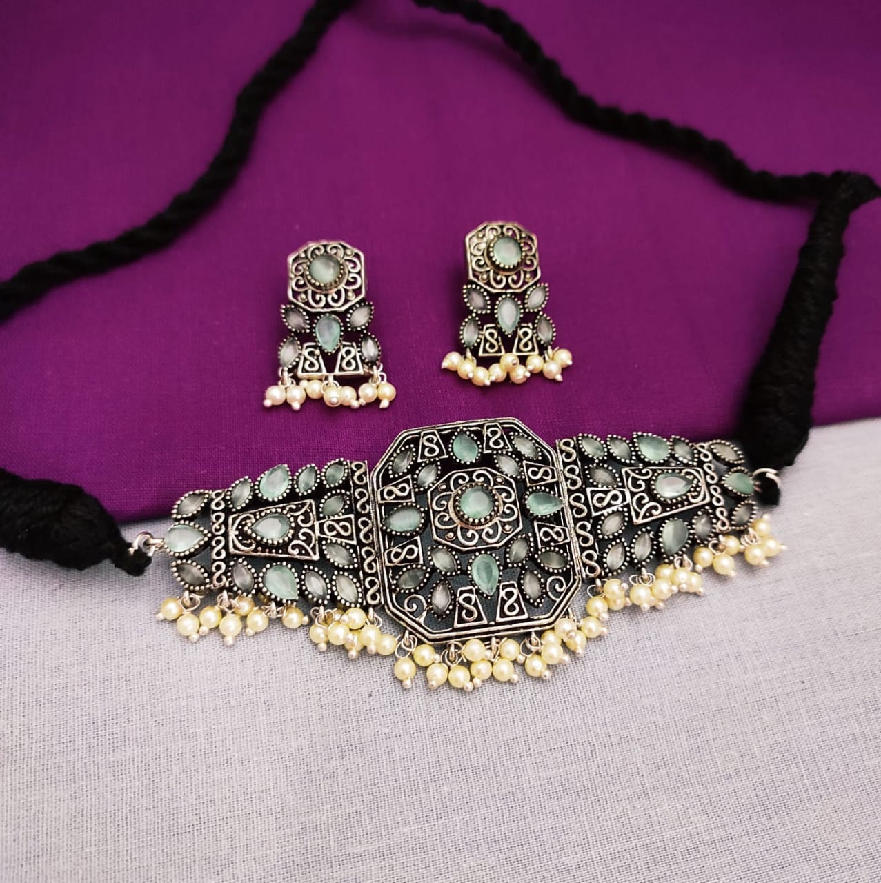 German Silver Jewelry Sets
