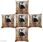 Comfy Stylish Jute Printed Cushion Covers Vol 17 M1