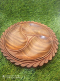 Sheesham wood dryfruit tray