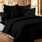 Satin Stripe Double Bedsheets