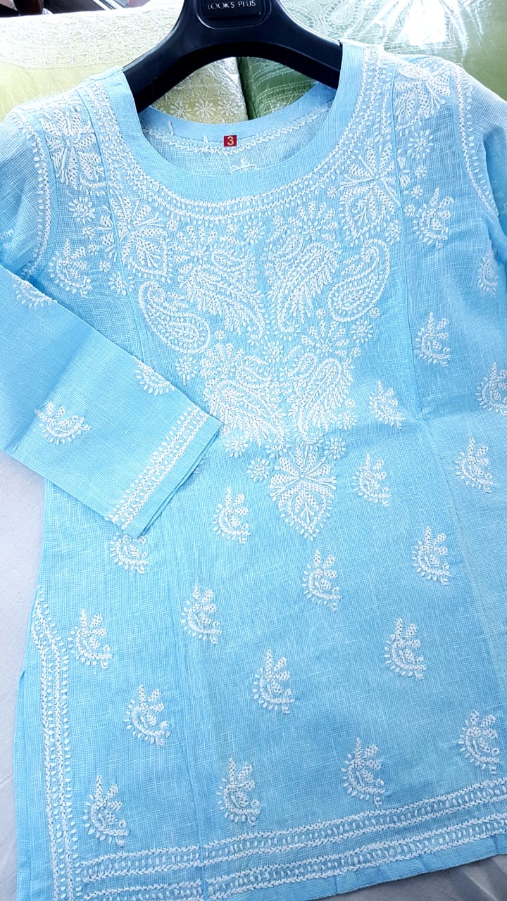 Chikankari Cotton tops