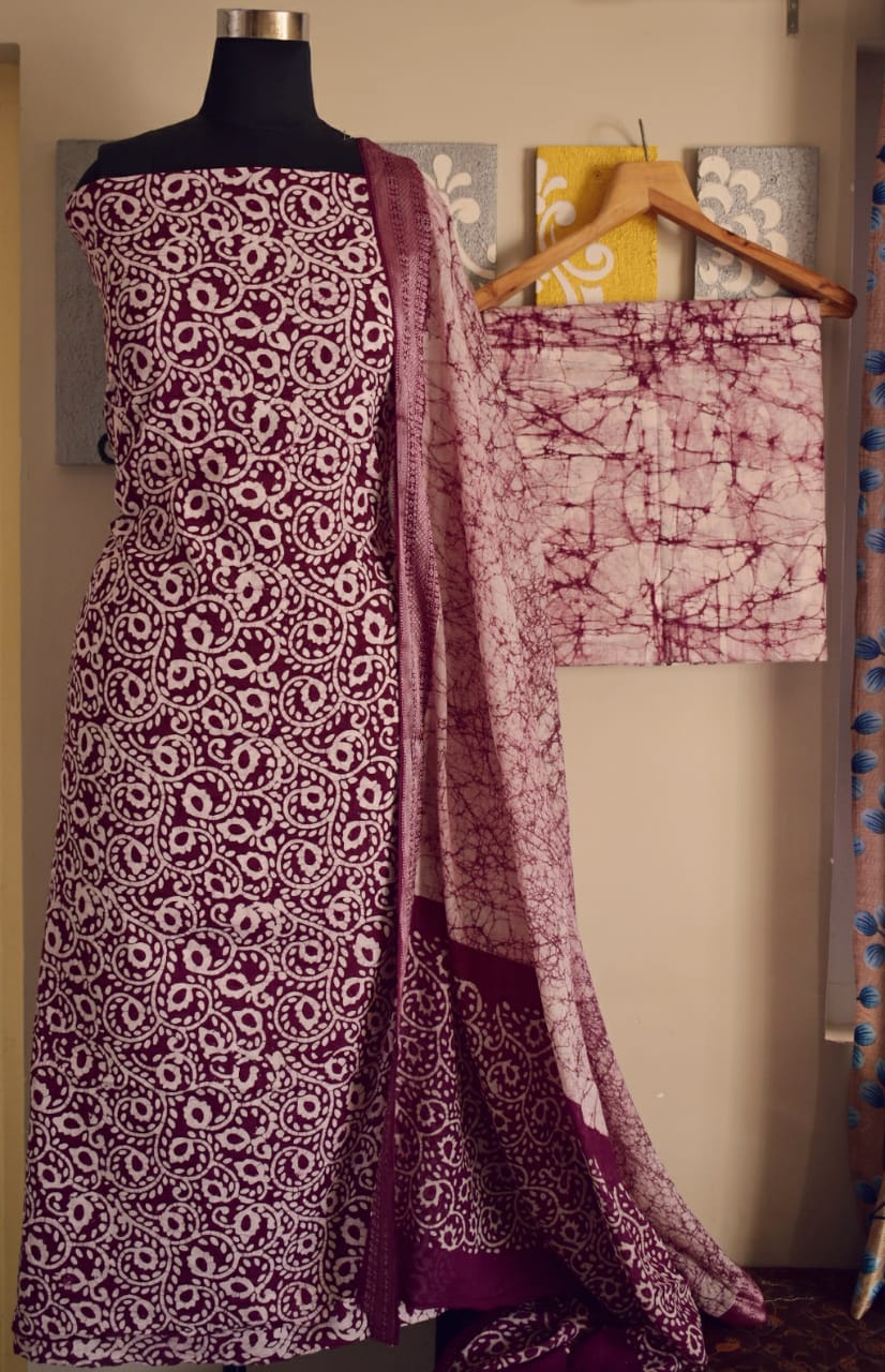 Real Wax Batik Cotton Suits
