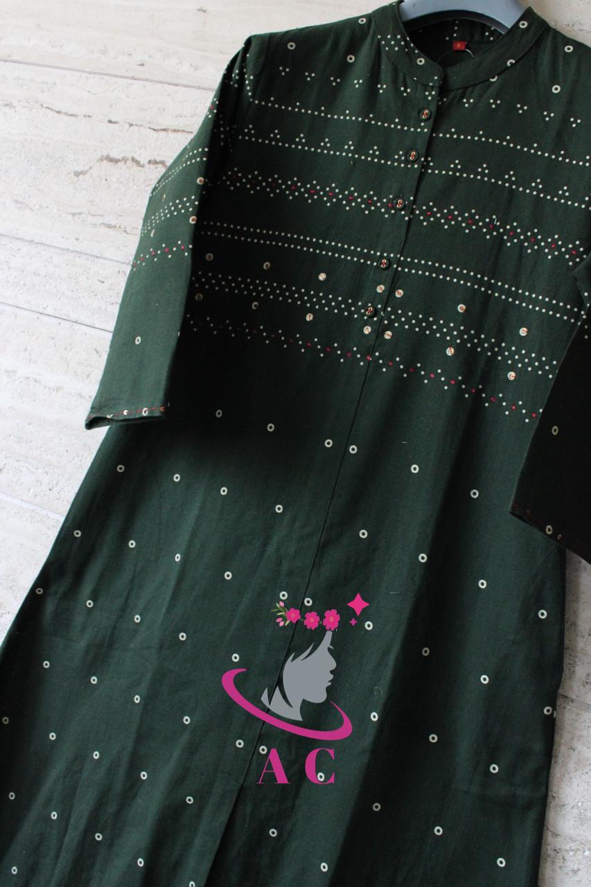 Cotton Aline Stitched Shirt with Pant