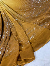 Load image into Gallery viewer, Georgette Sequinned Sarees