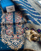 Embroidered Chanderi Suits