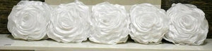 Rose Shape Satin Cushion Covers M4