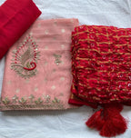 Embroidered Chanderi Suits
