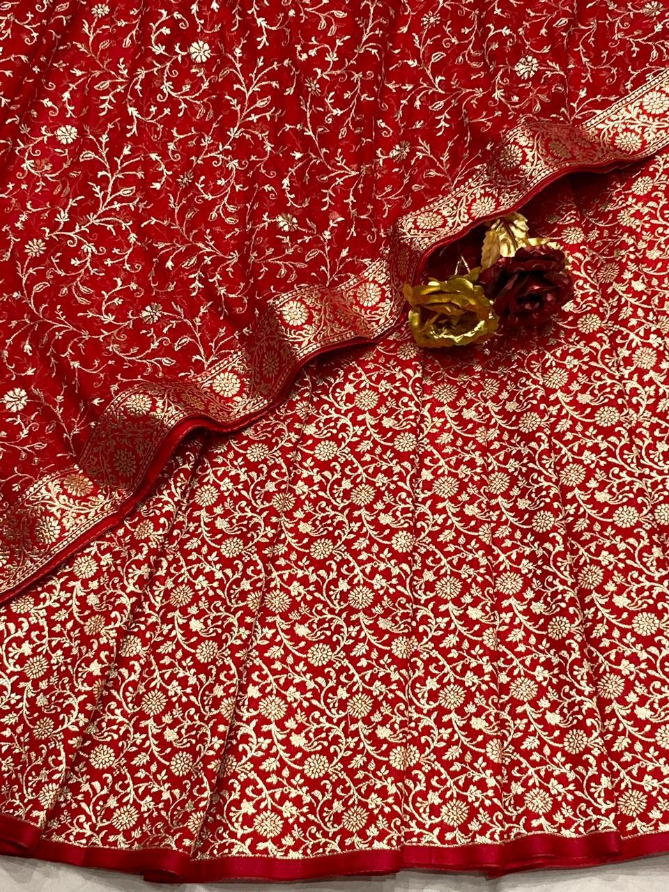 Benarsi Khinkhwab with Georgette Dupatta