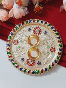 Pooja Thalis & Plates (Rakhi)