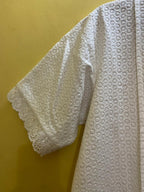 Chikan Pin Tuck Night Dress(Knee Length)