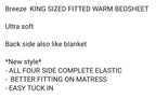 Fitted Warm bedsheets sets