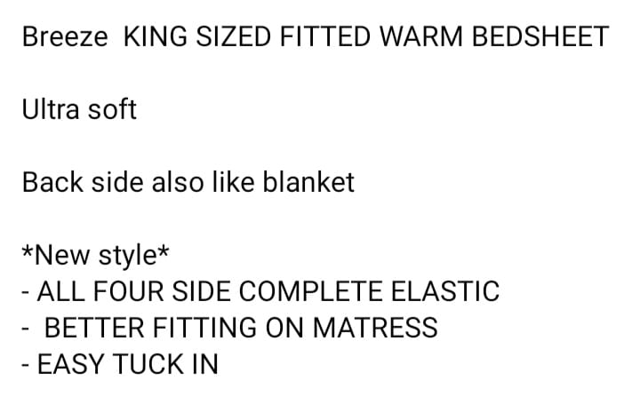 Fitted Warm bedsheets sets