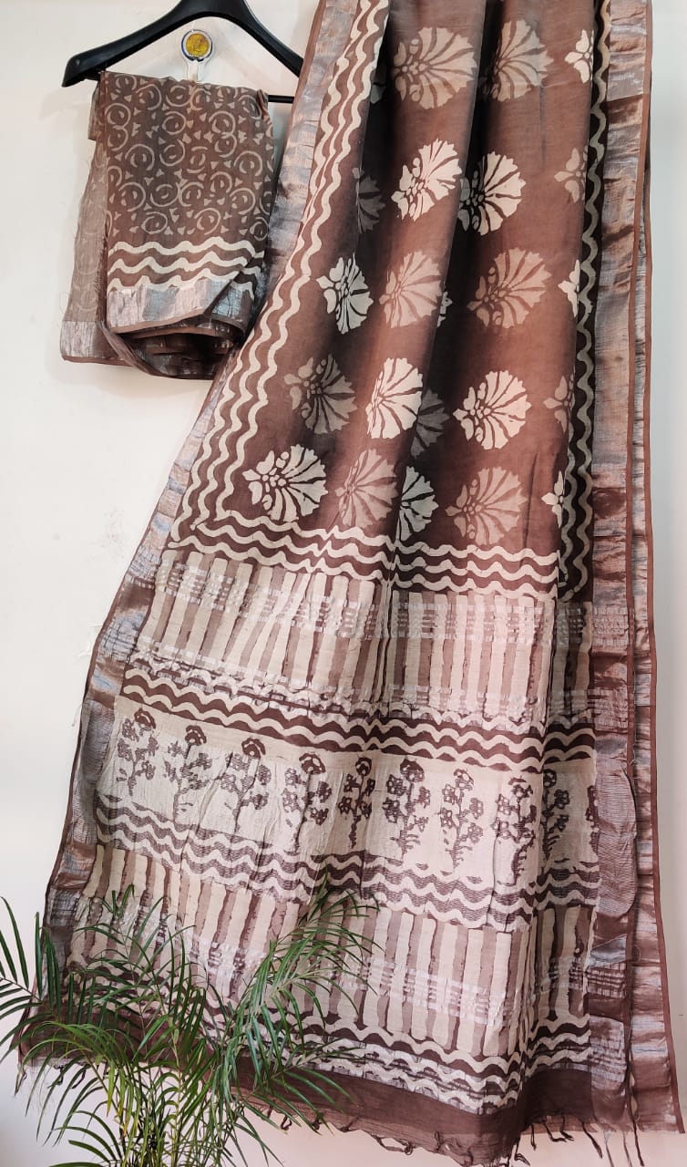 Mix-up collection Bagru Sarees