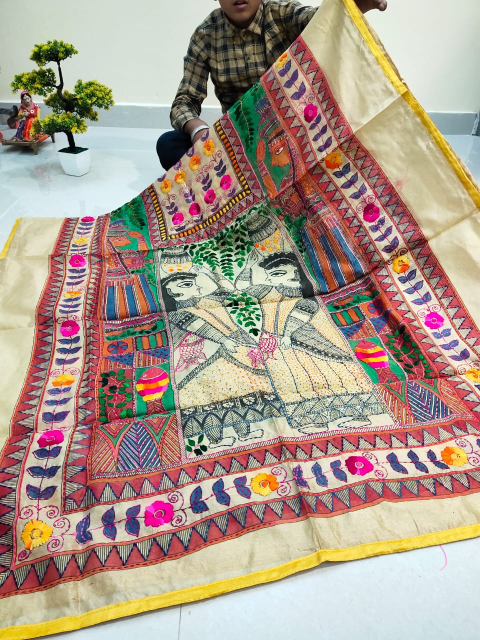 Beautiful Kalamkari Dupattas