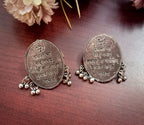 Classy Black Polish Earrings