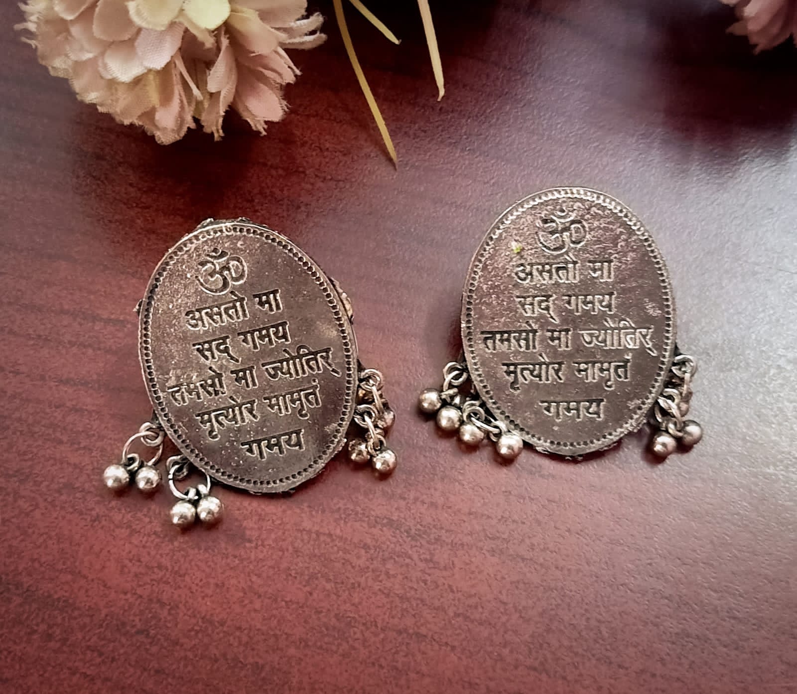 Classy Black Polish Earrings