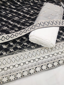 Beautiful Net Chikankari Suits