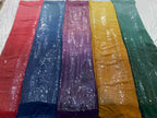 Georgette Sequinned Sarees