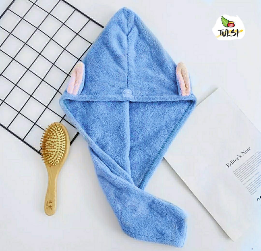 Womens Cleft Lip Ear Towel Hair Cap