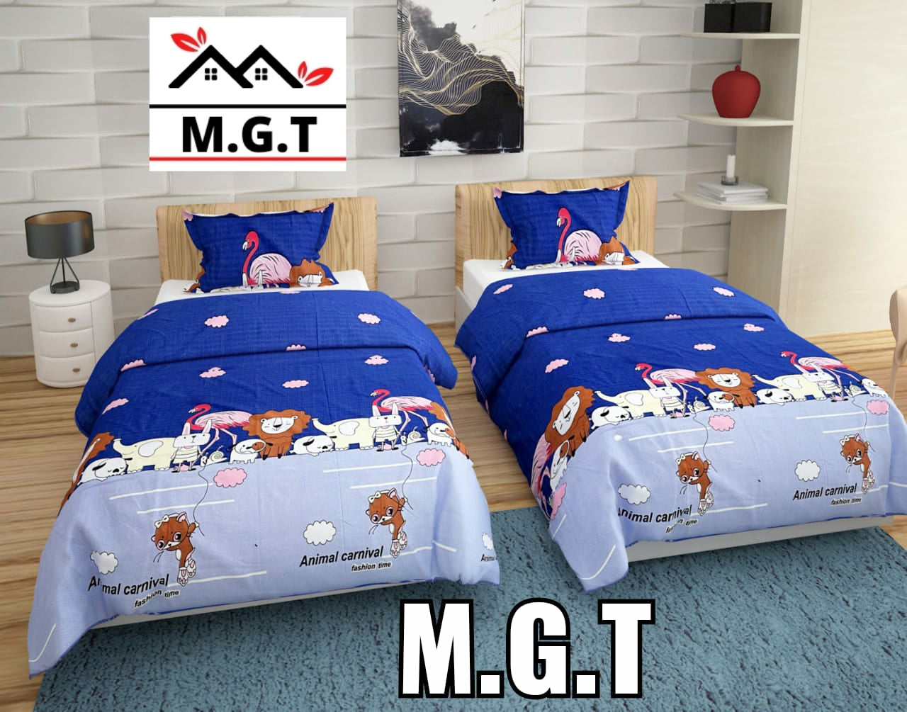 Single Bedsheets (2+2) (Toons collection)