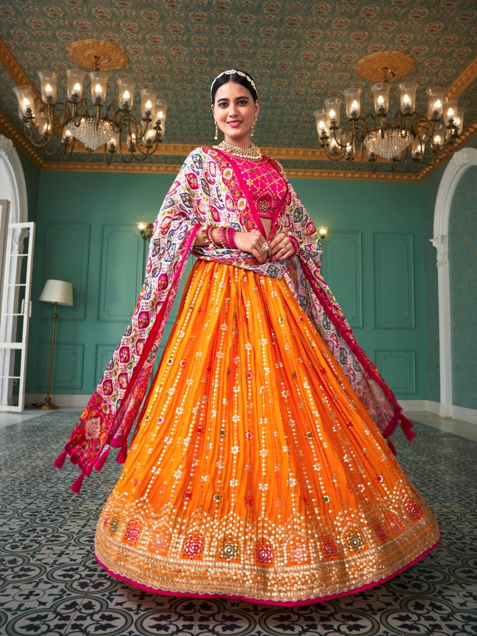 Beautiful Sequins Lehenga Choli Collection