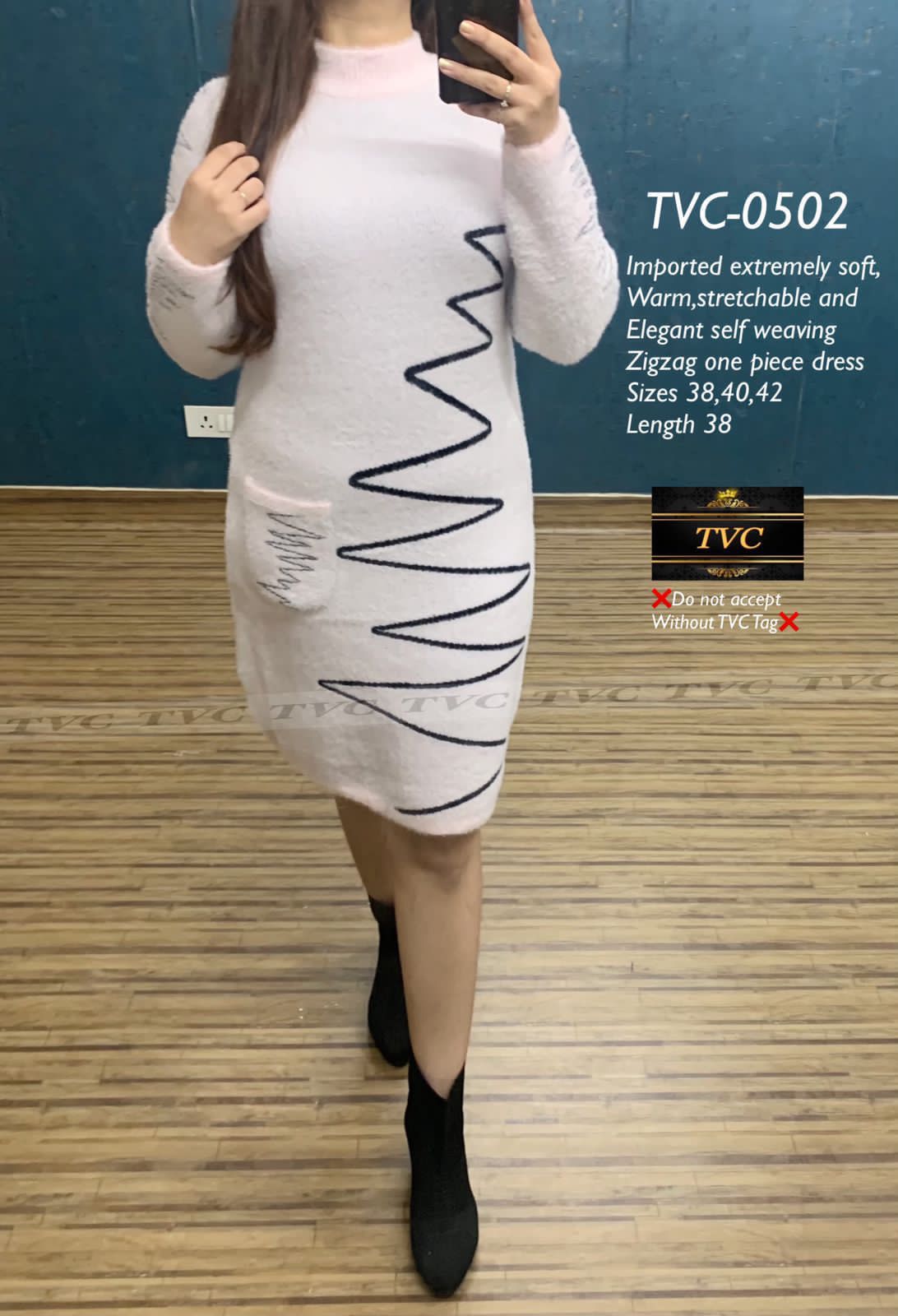 Woolen One Piece dress
