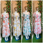 Georgette Flower Dress