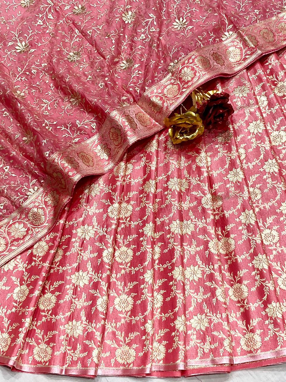 Benarsi Khinkhwab with Georgette Dupatta
