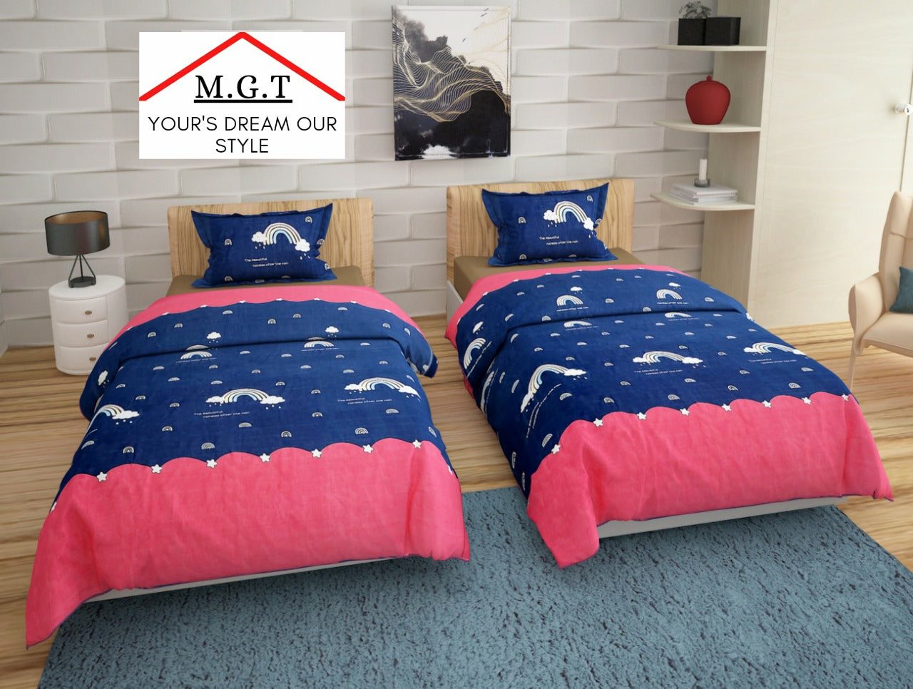 Single Bedsheets (2+2) (Toons collection)