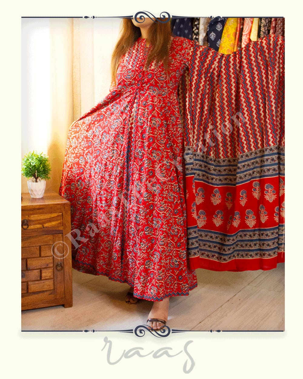 Cotton Double Layered Gown