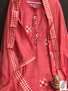 Dola Silk Shirt with Bottom n Dupatta