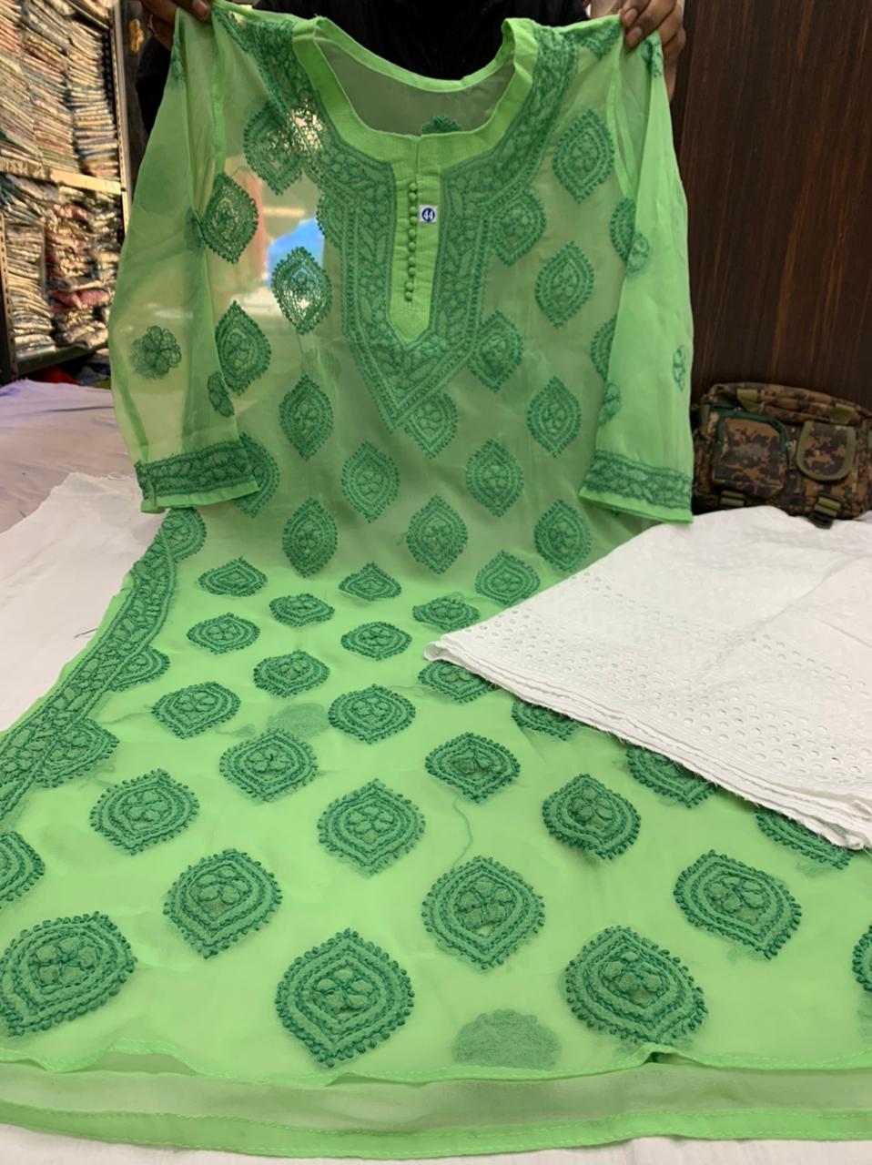 Buta Jaal Chikankari Set