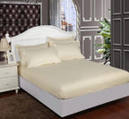 Satin Stripes King-Size Fitted Bedding Set