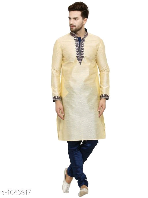 Men's Embroidered Kurta Pyjama Sets