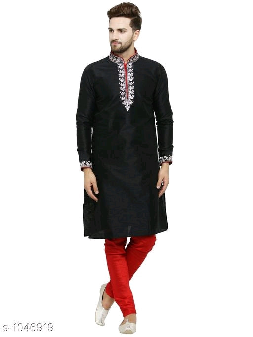 Men's Embroidered Kurta Pyjama Sets