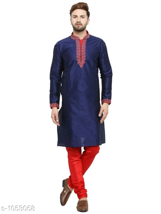 Men's Embroidered Kurta Pyjama Sets