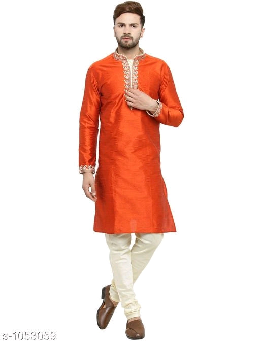 Men's Embroidered Kurta Pyjama Sets