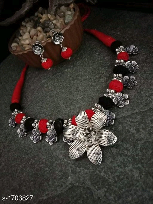 Classy German Silver Jewelry Set