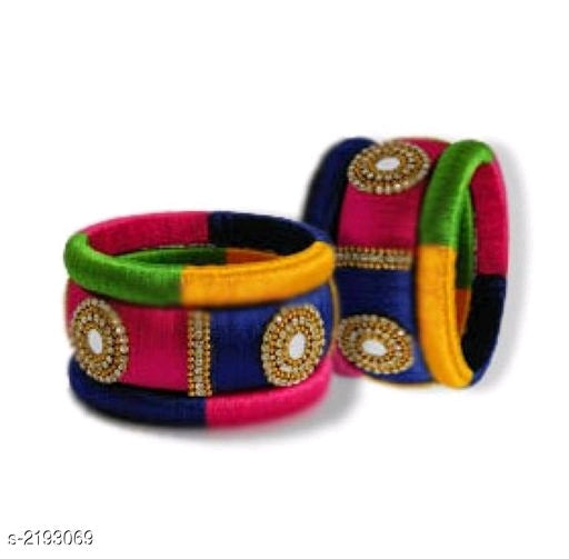 Alluring Silk Thread Bangles