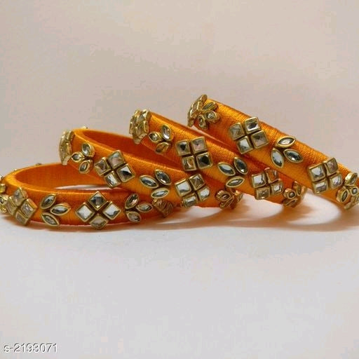 Alluring Silk Thread Bangles