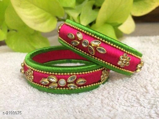 Alluring Silk Thread Bangles